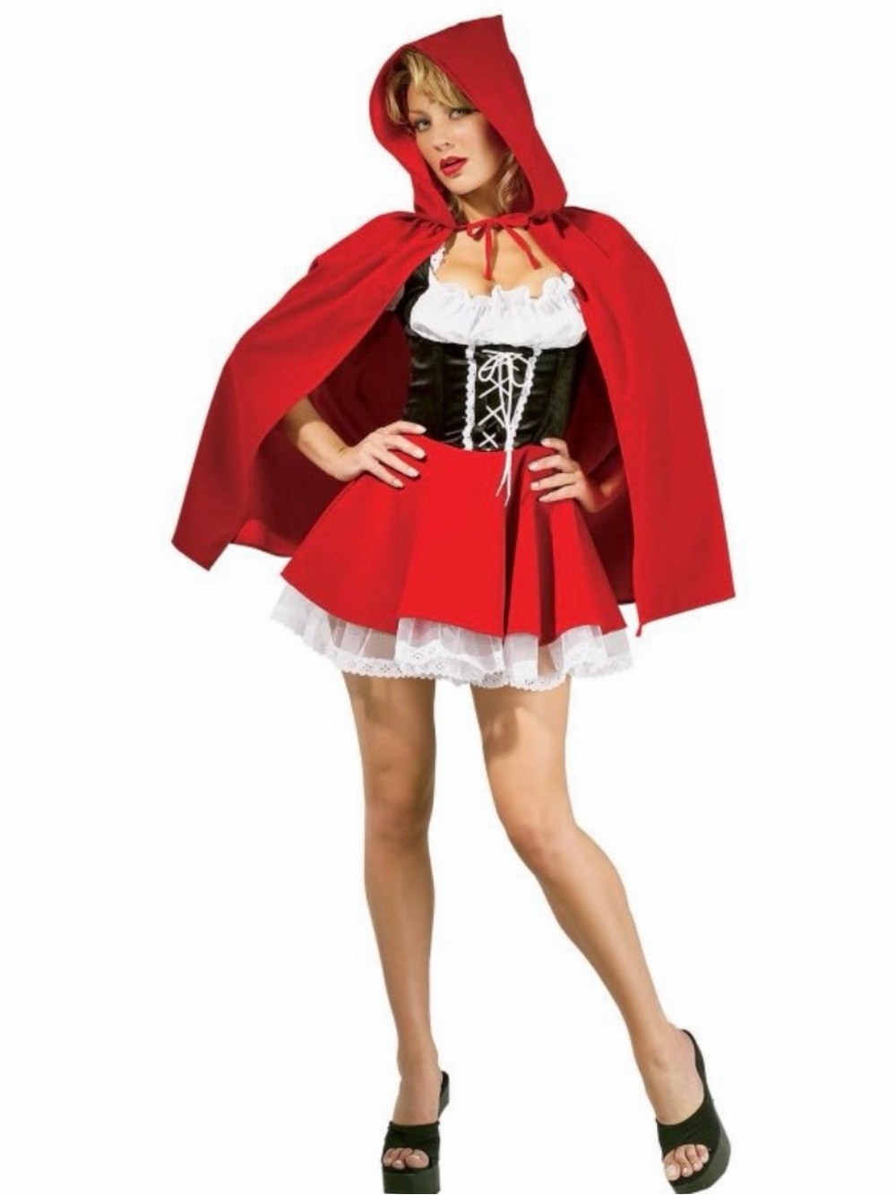 Little Red Riding Hood Womens Medium Costume Rubies Halloween Big Bad Wolf EUC
